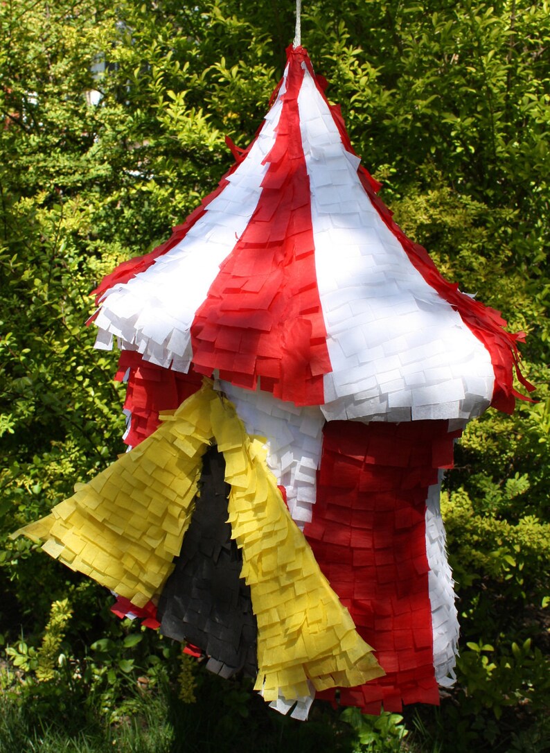 Circus Tent Piñata, Circus Party Game, Piñata image 1