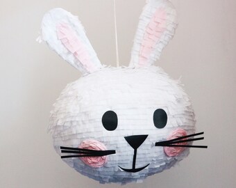 Bunny Piñata, Easter piñata, rabbit piñata, party games, Easter games, Easter decor