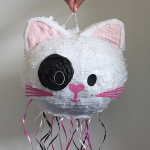 Cat Piñata, Kitty Piñata, Kitten Piñata, Cat Birthday Party, Purr-Fect Party decor, party game, Paw-ty game