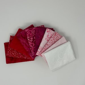 Batik, 10 Piece Fat Quarter Bundle