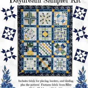 Daydream Sampler, Quilt Kit, Finished Size 68&quot; x 87&quot;