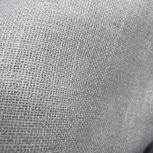 Natural Burlap Fabric with Gold Threads – Rustic Glam Jute Blend | Sold by the Yard