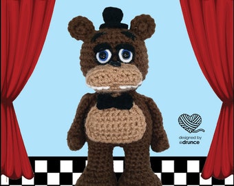 CROCHET PATTERN: Pizza Bear Animatronic