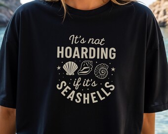 T-shirt de collection en coquillages : cadeau Beachcomber amusant
