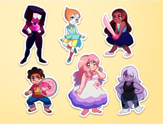 steven universe sticker set etsy