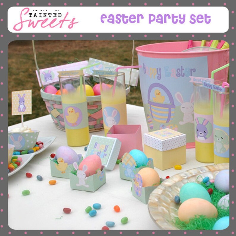 Easter Party Printable | Etsy