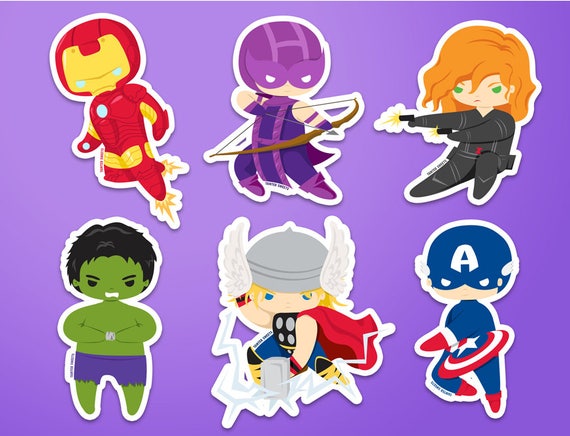 Avengers Vinyl Stickers Il_570xn
