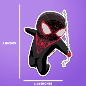 Spidey and His Amazing Friends Spider-Verse Waterbottle Stickers Marvel Stickers MacBook Stickers Miles Morales Spider-Gwen Spider-Man 1. Miles Morales