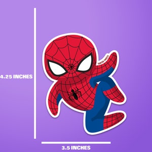 Spidey and His Amazing Friends Spider-Verse Waterbottle Stickers Marvel Stickers MacBook Stickers Miles Morales Spider-Gwen Spider-Man 2. Spider-Man