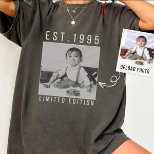 Personalized 30th Birthday Shirt, Custom Limited Edition Est. 1995 Comfort Colors Shirt, Custom Year Birthday Shirt, 30th 40th Birthday Gift
