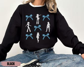 Coquette Cowgirl Sweatshirt,Cowgirl Sweatshirt,Cowgirl Bow Sweatshirt,Cowgirl Sweater,Western Hoodie,Cowgirl Gift,Western Country Hoodie