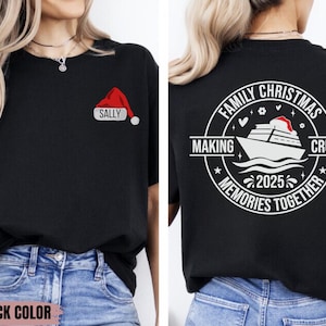 Personalized Family Christmas Cruise Shirt, Family Trip Shirt, Christmas Cruise Shirt, Christmas Cruise Crew 2025 Matching Christmas Cruise