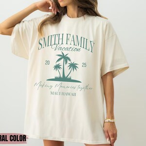 Custom Family Vacation 2024 Shirts, Making Memories Together Family Matching Tshirt, Personalized Family Beach Trip Shirt, Summer Family Tee