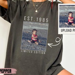 Personalized 30th Birthday Shirt, Custom Limited Edition Est. 1995 Comfort Colors Shirt, Custom Year Birthday Shirt, 30th 40th Birthday Gift