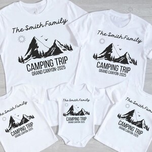 Camping Crew 2025 Shirt, Family Camping Gift, Matching Camping Tees, Girls Camping, Family Trip, Girls Vacation, Campfire, Camp Lover Gift