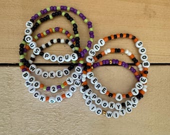 Spooky Season Halloween Bracelets