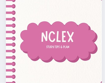 NCLEX Study Plan: 8-Week Exam Prep Guide (Digital Download)