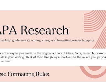 APA 7th Edition Research Paper Cheat Sheet (Printable PDF)