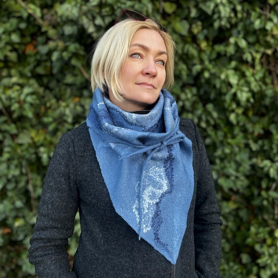 Sciarpa Donna Sciarpa Triangolare Lana Sciarpa Triangolare In Lana