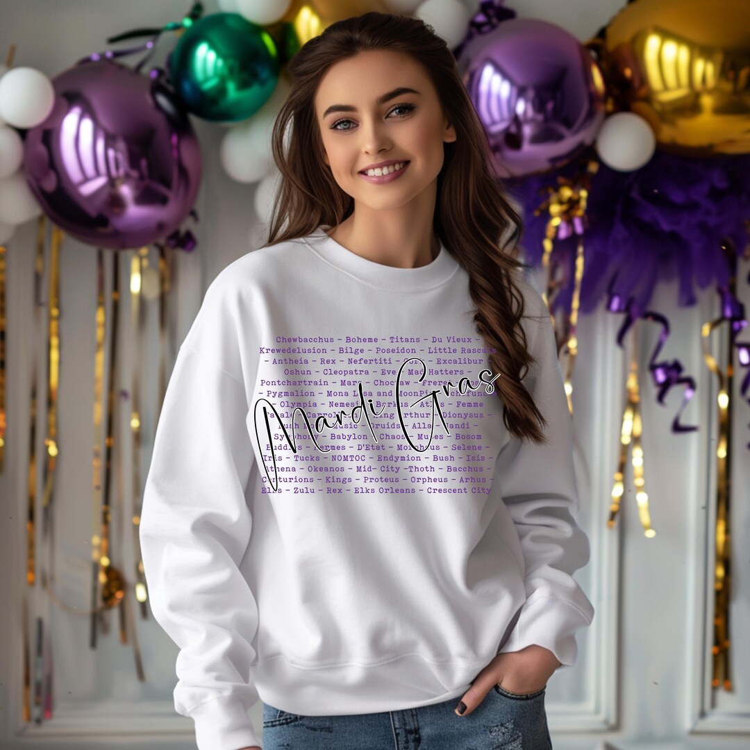 Mardi Gras Parade Names PNG & SVG File - Etsy