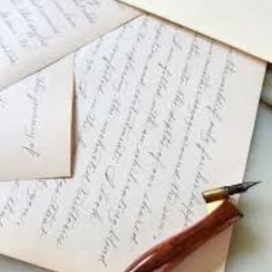 Carta de amor gótica personalizada