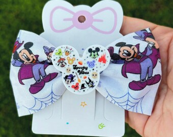 Halloween Mouse Hair Bow