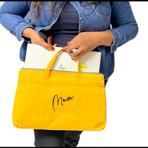 SAC POUR ORDINATEUR PORTABLE 13 pouces | Porte-documents personnalisé | Porte-documents d'affaires | Sac imperméable en polyester