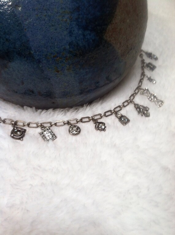 Charms Bracelet Antique Silver La Vie Parisienne … - image 3