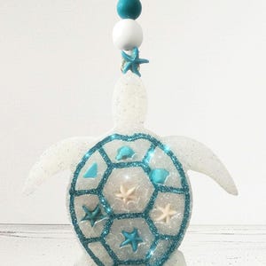 Handmade and Painted Sea Turtle Freshie for Car or room