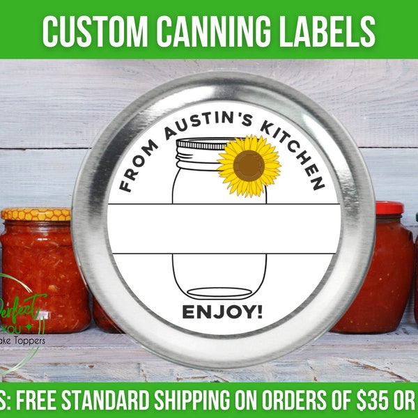Mason Jar Labels Etsy