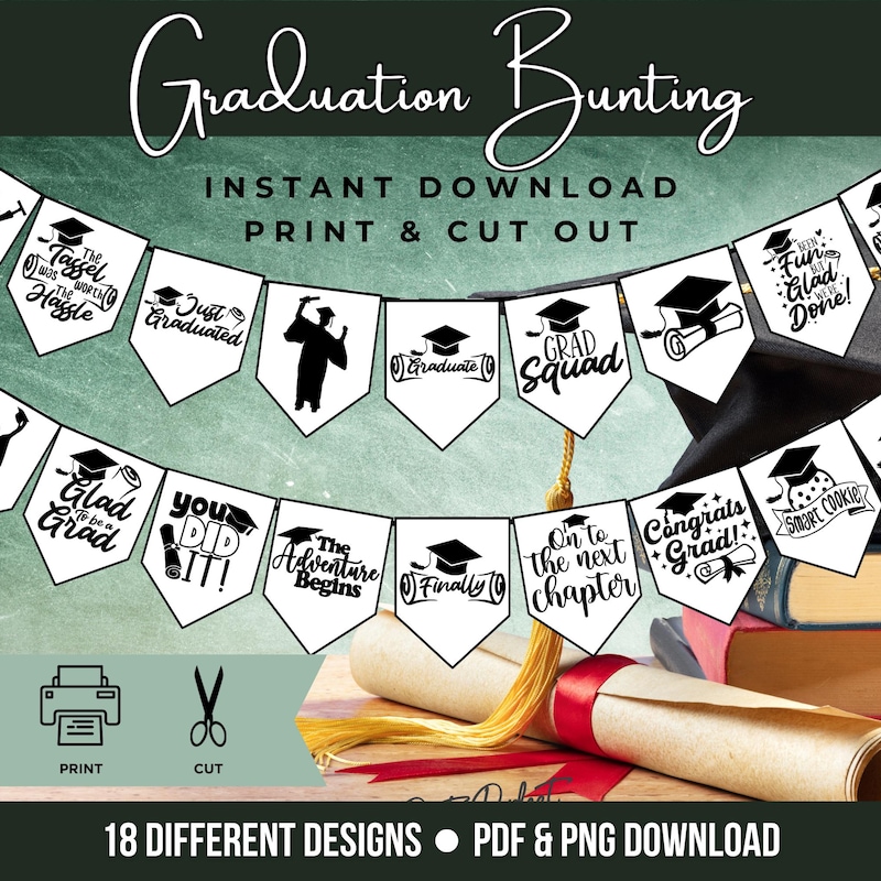 Graduation Bunting - Etsy