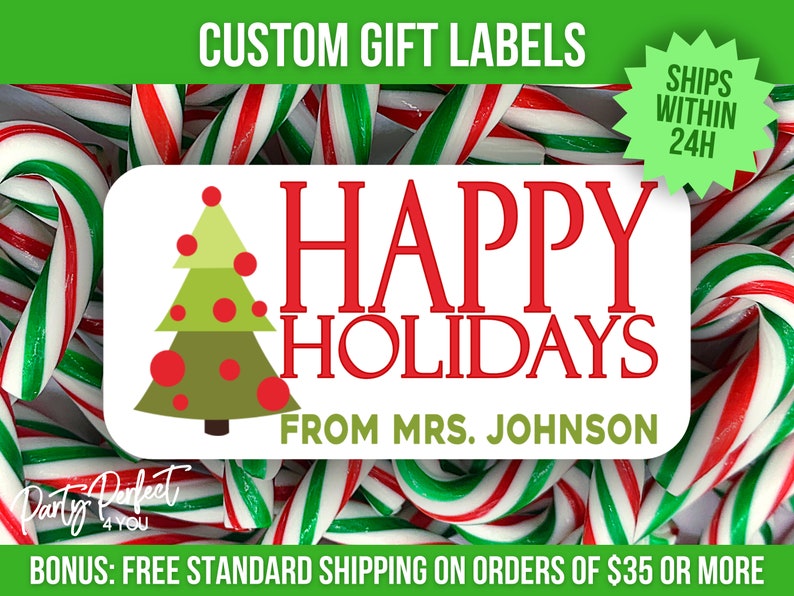 custom Christmas Gift Tags