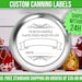 see more listings in the Canning/Food Labels section