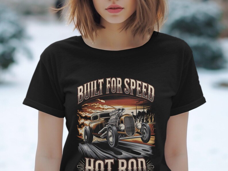 Vintage Hot Rod T-Shirt Speed Shop Oldtimer Automotiv