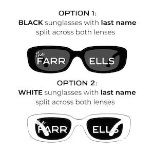 TIKTOK TREND Personalized Wedding Sunglasses