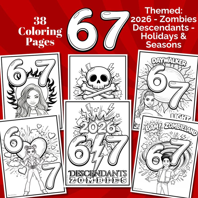 67 Colouring - Etsy
