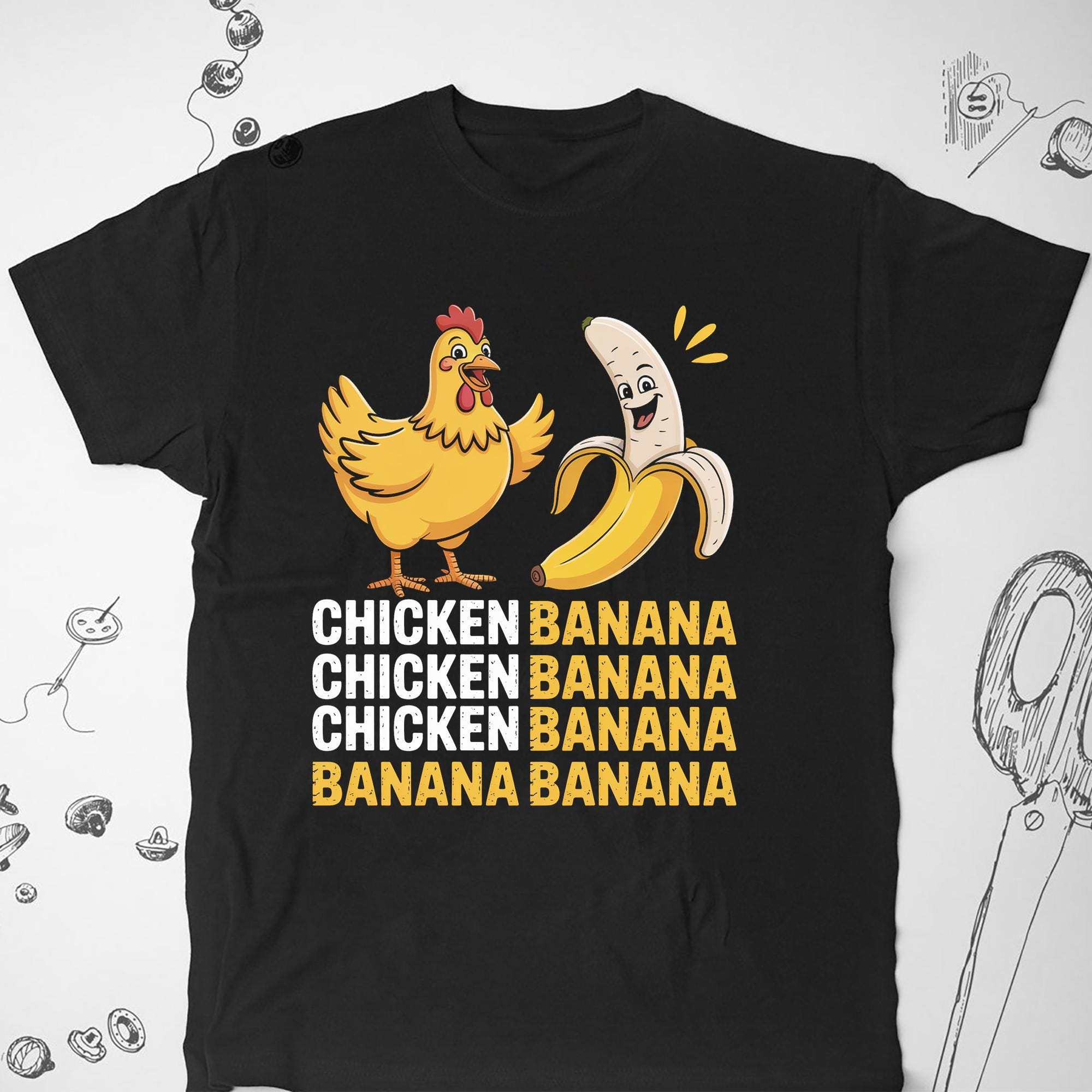 Toddler banana shirt - Etsy België, image size:2000x2000