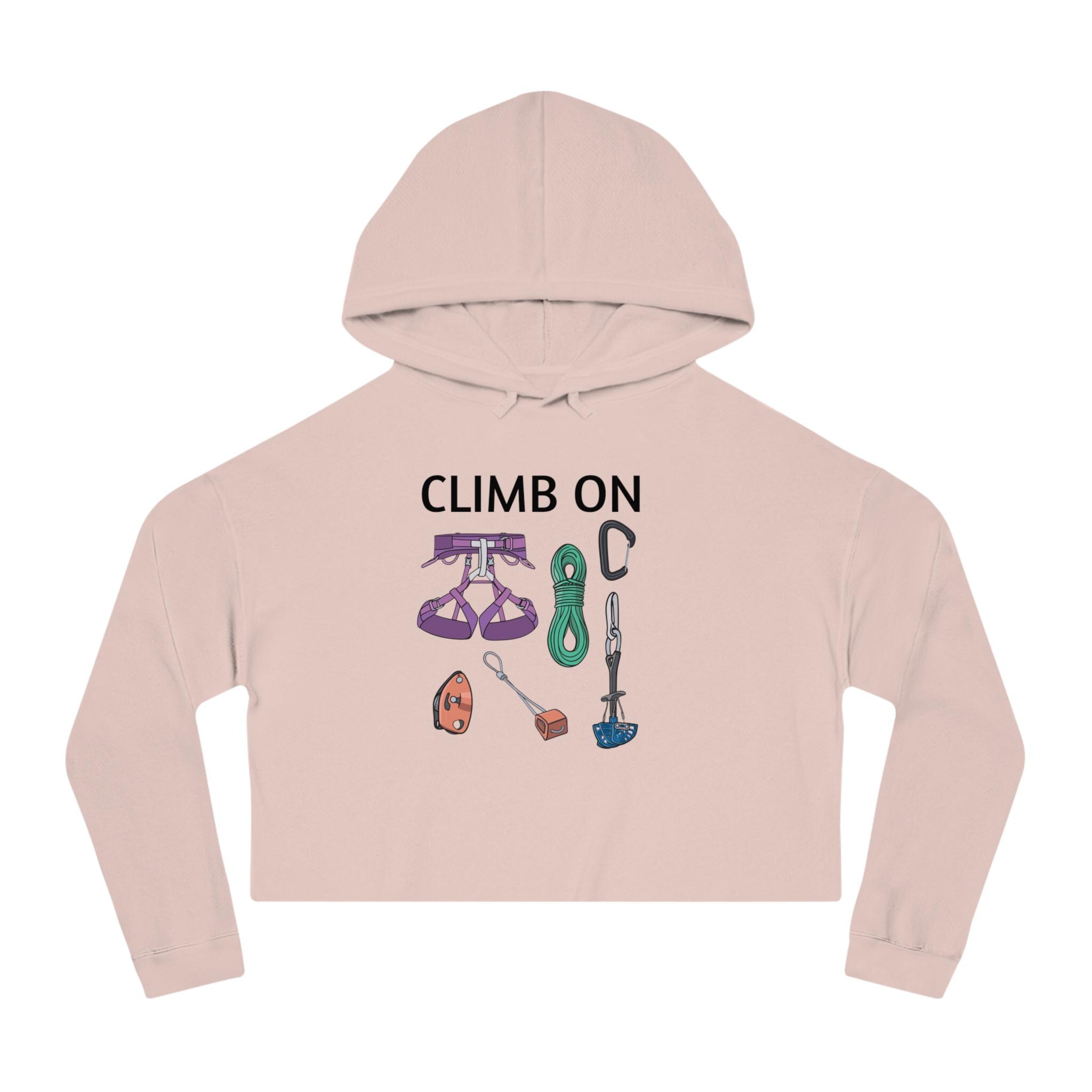 Sweat à Capuche Enfant Escalade – Coupe Premium, Poche Kangourou, Sans Cordon, 80% Coton, Pour Grimpeurs En Herbe