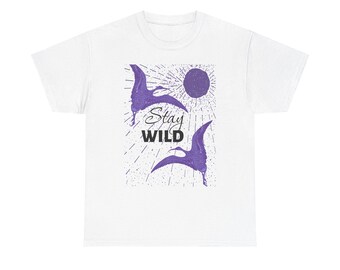 Stay Wild Bird Tee - Nature Lover Unisex T-Shirt