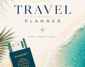 Will’s Laser Works Printable Travel Planner: Organize Your Journey (Digital Download)