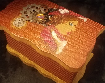 Steampunk Hidden Treasure Box