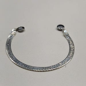 Sterling Silver Herringbone Bracelet