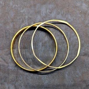 Yellow Gold Bangle Bracelets (set of 3)