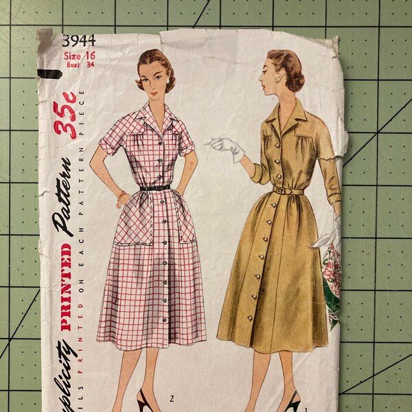 50s Dress Pattern Etsy