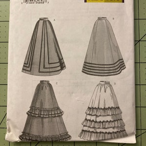 Butterick 3418 Victorian Skirt Pattern