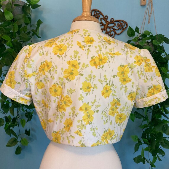 Malbon■(W)Pleated Fabric Bolero Jacket■送料込 Upcycled 60's Floral Fabric Bolero Jacket Sz S - Etsy