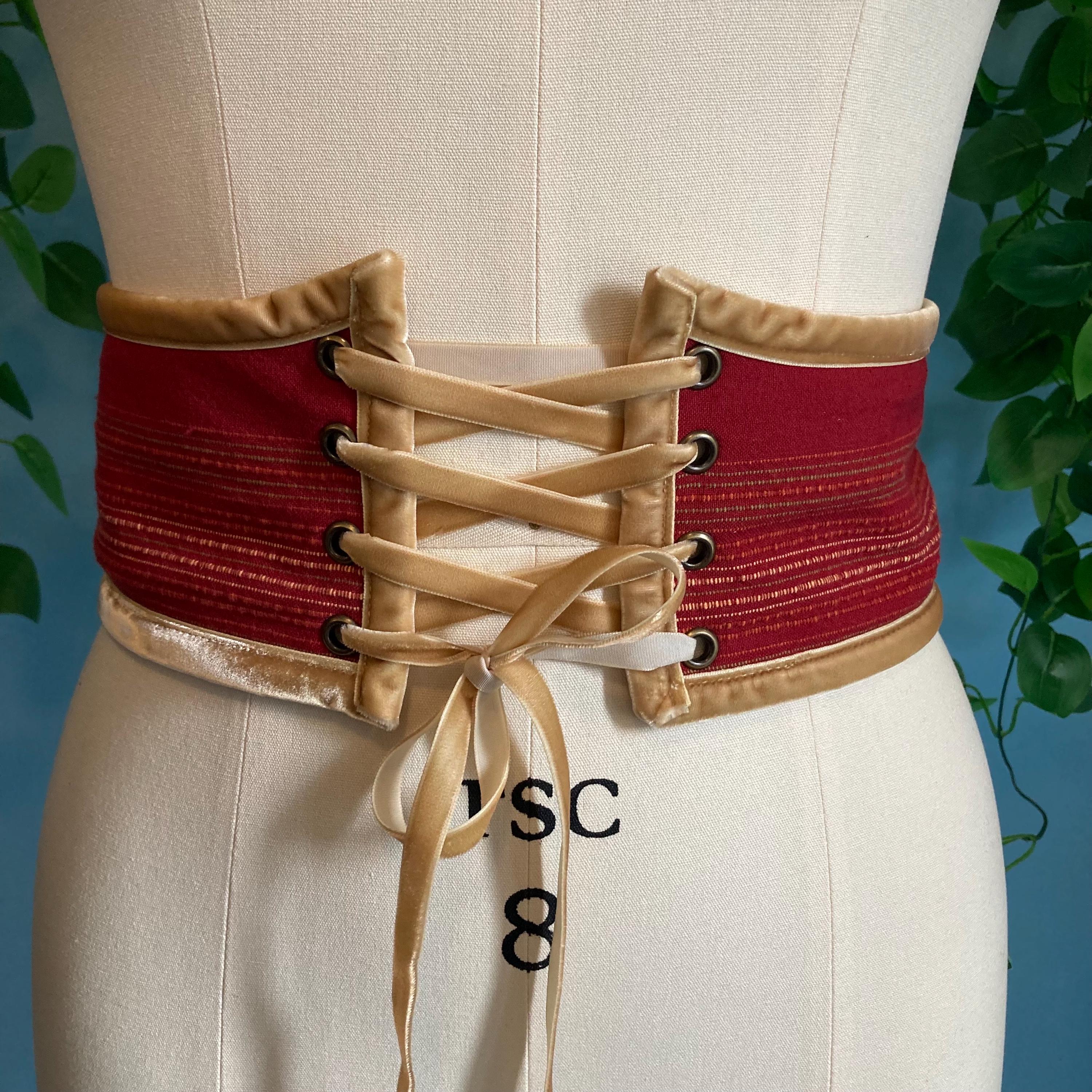Red Striped Corset - Etsy display picture 2