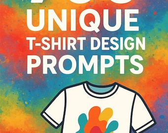 700 Unique Prompts for T-Shirt Designs