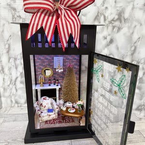 Christmas In Heaven Lantern, Memorial Lantern, Remembrance Lantern, In Memory of, Personalized Memorial Lantern, Bereavement Gifts