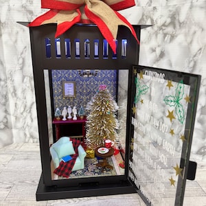 Christmas In Heaven Lantern, Memorial Lantern, Remembrance Lantern, In Memory of, Personalized Memorial Lantern, Bereavement Gifts
